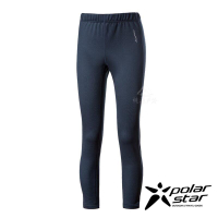 PolarStar 女 針織合身保暖運動褲『黑藍』P19404