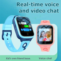 4G Kids Smart Watch Phone 1000mAh Waterproof Video Call SOS GPS LBS WIFI Location Tracker K9 Children Watch Gift for Kids