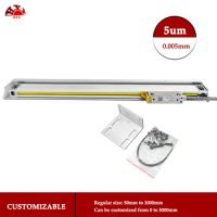 HXX Linear Scale For DRO 1um 5micron 100mm Encoder Optical Grating SINO Glass Ruler Lathe Milling Machine Free Ship