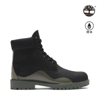 Timberland 男款黑色磨砂革防水6吋靴|A5UYW001-US12（30cm）
