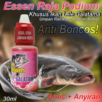 Essen Raja Podium Khusus ikan Lele Galatama Mendia Umpan Racikan Umpan HIdup Original 30 ml