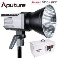 Aputure Amaran 100D 200D Video Photography Lighting 6500K 250W CRI 95+ Compatible-Bluetooth App Control DC/AC Power Supply