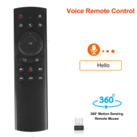 KEBIDU G20 Voice Control 2.4G Wireless G20S Fly Air Mouse Keyboard Motion Sensing IR Remote Control For Android TV Box PC