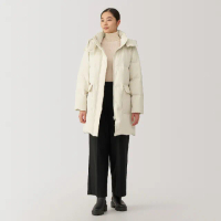 【MUJI 無印良品】女撥水加工羽絨大衣(共3色)