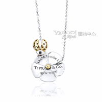 Tiffany&amp;Co.花朵與瓢蟲協奏曲18K黃金+925純銀項鍊