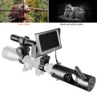 New Night Vision Riflescope Hunting Outdoor Scopes Optics Sight Tactical Day Night Mode Digital Infrared Monitor Fill light