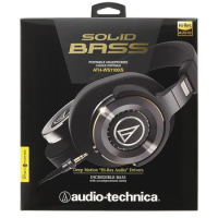 Audio-Technica Wired Headphone Portable ATH-WS1100iS HiFi Hi-Res Solid Bass Professional With Mic Remote Control For MP3 MP4