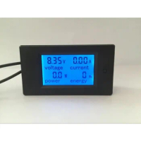 DC6.5~100V 0~20A Digital LCD Combo Panel Meter Volt Amp Power Module Watt Meter