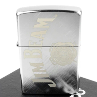 【Zippo】美系-JIM BEAM金賓波本威士忌-標誌圖案設計打火機