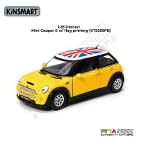 KiNSMART 1/28 Diecast Mini Cooper S (Britain Flag)