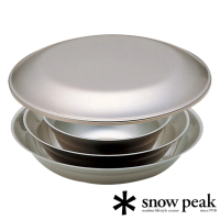 【Snow Peak】SP不鏽鋼餐盤組 1人四件組 TW-021K(TW-021K)