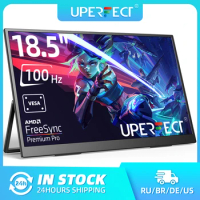 UPERFECT Portable Monitor 18.5 inch 100HZ 100% sRGB 1080P FHD FreeSync IPS HDR Gaming Display Travel Second Monitor for Laptop