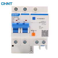 CHNT NXBLE-63 Residual current operated circuit breaker RCBO 6KA type C 2P 30mA 6A 10A 16A 20A 25A 32A 40A 50A 63A