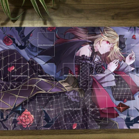 NEW YuGiOh Yugioh Playmat Vampire Fraulein CCG TCG Trading Card Game Mat Mouse Pad With Zones + Free Bag Gift