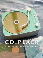 CD機 光碟播放機 CD機 專輯播放器 英語光盤碟片復古可愛音樂隨身聽音響外放一體機喇叭 全館免運
