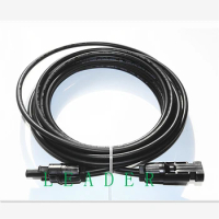 100 pcs /Lot 5 Meter 4 mm2 Solar Mounted Solar PV Connector with 12 AWG 17FT Solar Extension Cable With Connector LJ0168