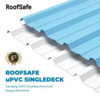 Supplier Atap UPVC Roofsafe Atap Upvc Single Layer Trimdeck Lebar 1050 mm Tebal 1,2 mm - Single Laye