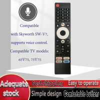 (2026 NEW) New Skyworth TV remote control, voice-controlled, model SW-V7 (with Netflix button/Prime 