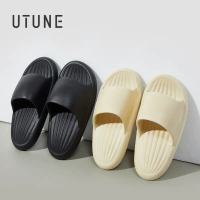 UTUNE - Selipar pisang EVA dengan tapak lembut untuk wanita dan lelaki, kasut dalaman, personaliti, 