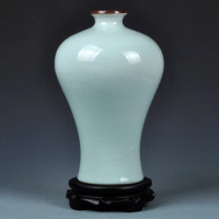 Table Vase Jingdezhen Ceramics Ornaments Chinese Vase Living Room Flower Arrangement Antique Porcelain Bottle Desktop Vase