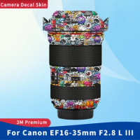For Canon EF 16-35mm F2.8L III Decal Skin Vinyl Wrap Film Camera Lens Body Protective Sticker Protector Coat EF1635