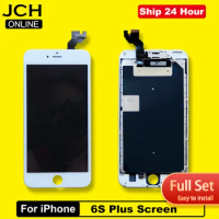 For iPhone 6S Plus Screen Replacement Full Set LCD Complete Display Assembly Touch Screen Digitizer with Receiver Camera 6S Plus