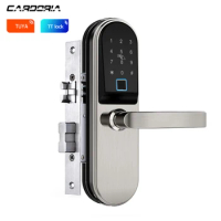 Intelligent Smart Fingerprint Door Lock Electric App Password Magnetic Card Digital Hotel Safety door body Locks