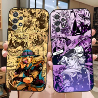 Jojo Stone Ocean Anime Phone Case Funda For Samsung Note Galaxy 20 10 8 9 Pro Plus Ultra M20 M31 M40 M10 J7 J6 Prime Back Cover