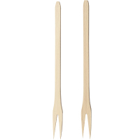 《EXCELSA》Realwood櫸木料理叉2入-25cm-- 叉子 餐具