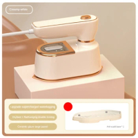Mini Steam Iron For Clothes Portable Travel Steam Iron Handheld For Dry &amp; Wet Ironing Home Travel College EU Plug