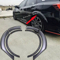 Wheel Eyebrow Arch Side Fender Flares Trims Fit for Honda Civic 2016 2017 2018 Type-R Style