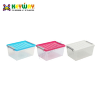 [Keyway聯府] 透明掀蓋整理箱 收納盒 小物盒 6L 置物箱 收納箱 零件箱 透明收納盒 K010【139百貨】