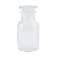 【精準科技】儲物罐 玻璃瓶蓋 60ml 收納瓶 玻璃廣口瓶 零食罐 燒杯 消毒玻璃瓶 生物醫學(550-GB60)