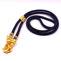 [เก็บเงินปลายทาง] N051 Men's Necklace, Rope Necklace, Umbrella Rope Necklace, Umbrella Rope, Gold Se