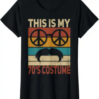 2024 summer tops This Is My 70s Costume 70 Styles Men 70's Disco 1970s Outfit T-Shirt