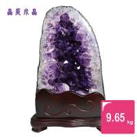 【晶辰水晶】5A級招財天然巴西紫晶洞 9.65kg(FA293)