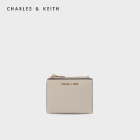 CHARLES&amp;KEITH กระเป๋าผู้หญิงกระเป๋าใส่บัตรกระเป๋าสตางค์แบบสั้น CK6-10680907