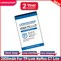LOSONCOER 2800mAh NBL-38A2150 Battery For TP-Link Neffos C7 Lite TP7041A TP7041C Battery