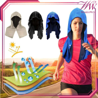 Sport Cooling Towel Anti Keringat Cooling Hoodie Towel Towel Sport Cooling Luar Ruangan