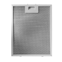 1pcs Aluminum Silver Cooker Hood Filters Metal Mesh Extractor Vent Filter 340x270x9mm Heating Cooling Vents