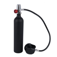 Mini Scuba Diving Tank Equipment, Cylinder with 16 Minutes Capability, 1 L Capacity with Refillable Design
