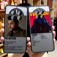 Matte Phone Case for Huawei P50 P40 P30 P20 MATE 40 30 20 PRO PLUS Y7P Y8P Y9 Silicone Case Funda The Weeknd Minimalist Poster