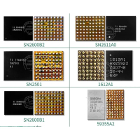 ที่ชาร์จ IC สำหรับ 6 6P 6S 6SP 7 7P 8 8Plus X XS 11 12 Pro Max Mini U3300 1 ถึง 3 ชิ้น SN2501 SN2600