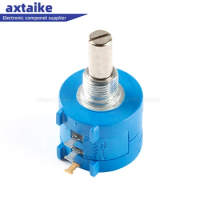 3590S-2-103L 3590S 100K 50K 20K 10K 5K 2K 1K 500 200 100 ohm 104L Precision Multiturn Potentiometer 10 Ring Adjustable Resistor