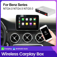 Wireless for Apple Carplay Decoder Box For W166 W176 W205 W212 W218 W246 W207 ML G C207 C117 R172 X156 W204 Android Auto AirPlay