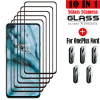 Full Cover Full Glue Tempered Glass For OnePlus Nord Screen Protector Glass For OnePlus Nord Camera Film