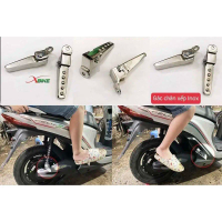 GÁC CHÂN XẾP PHỤ INOX CHO FELIZ FELIZSxe đạp đồ để xe điện dây dầu bấm đồ chơi xe máy lộc gù inox 30