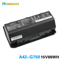 HONGHAY A42-G750 Laptop Battery for ASUS ROG G750 Series G750J G750JH G750JM G750JS G750JW G750JX G750JZ 15V 88WH