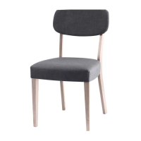 【RICHOME】北歐簡約風格實木餐椅/木椅/化妝椅(櫸木椅腳)