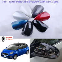 Original Accessories For Toyota Passo 2016~2019 Rearview Mirror Cover Reverse Mirror Shell Mirror Case Housing With Turn Signal